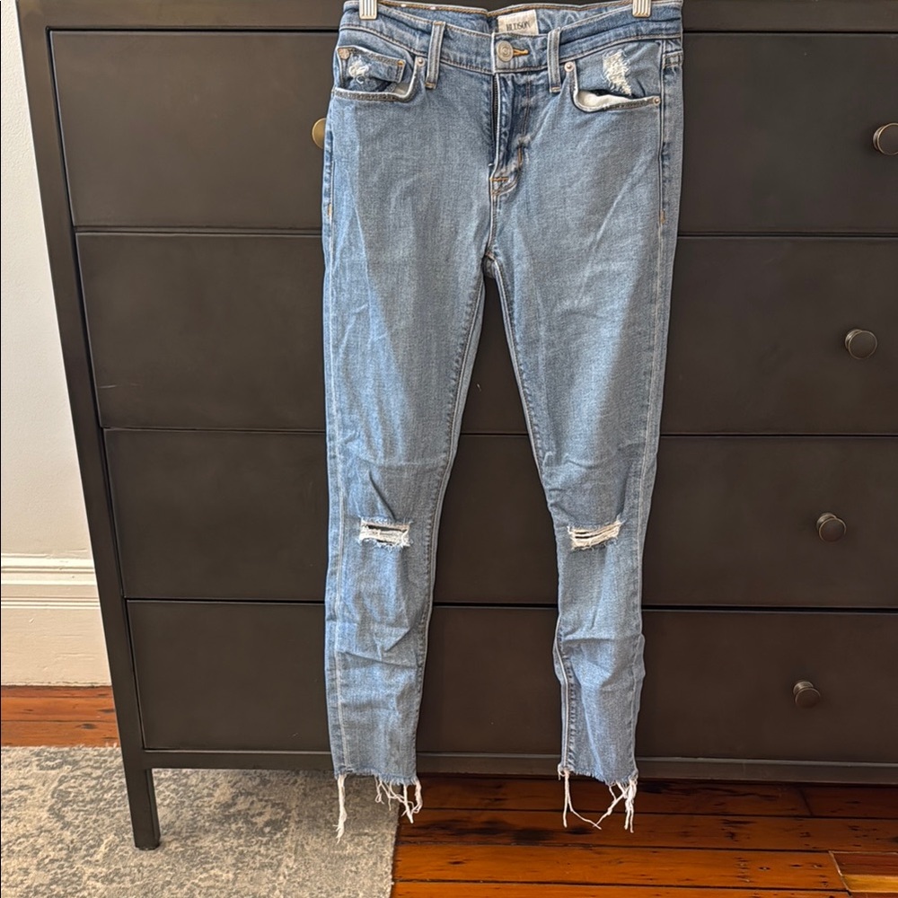 Distressed Denim Jeans